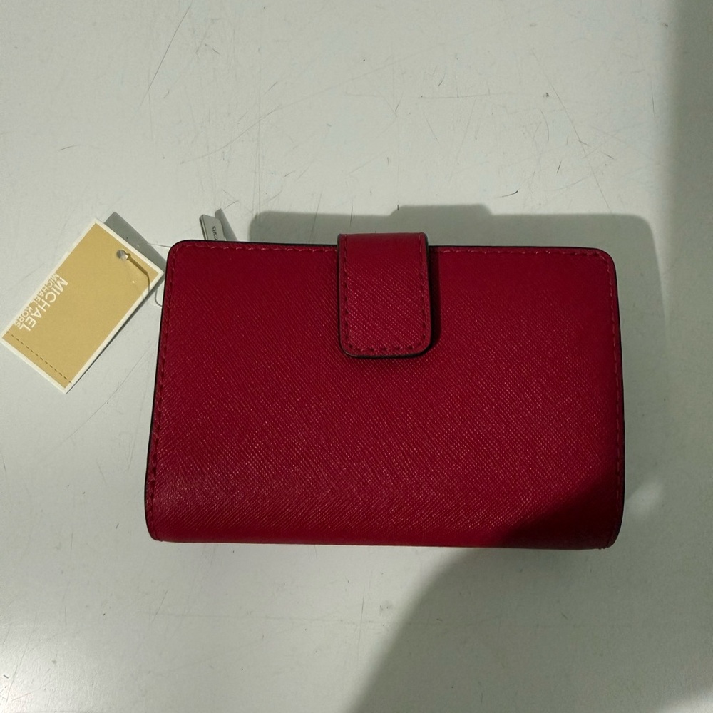 Michael Kors Raspberry Leather Wallet - Picture 2 of 8